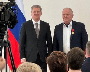 Альберт Багаутдинов награжден медалью ордена «За заслуги перед Отечеством» I степени