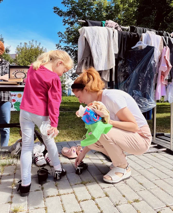 В Пензе в минувшую субботу обменялись школьными принадлежностями