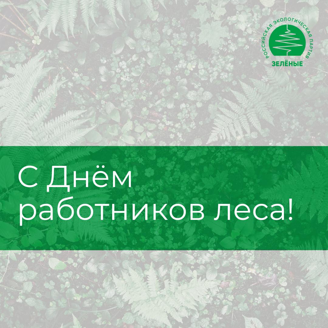 «ЗЕЛЁНЫЕ» поздравляют с Днем работников леса!